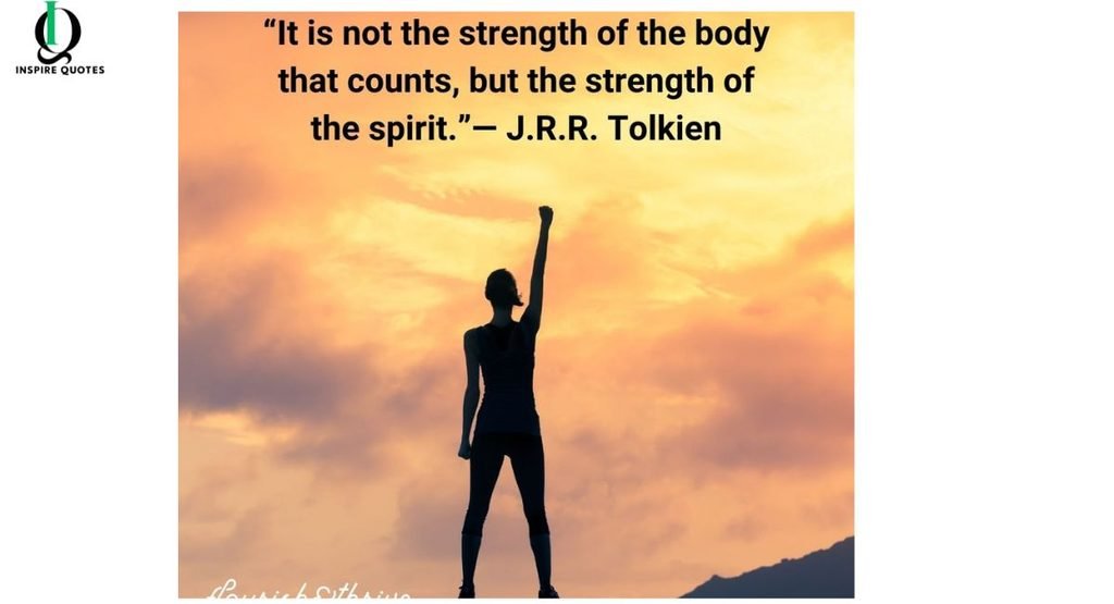 About being strong through difficult times courage